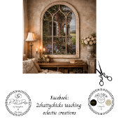 Decoupage Ancient Irish Castle Overgrown Ivy Seidenpapier