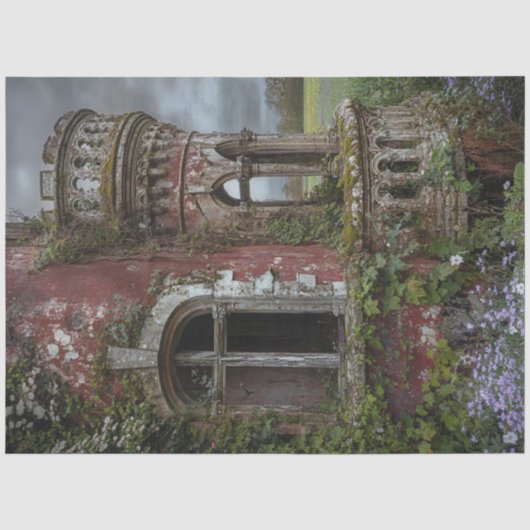 Decoupage Ancient Irish Castle Seidenpapier (Vorderseite)