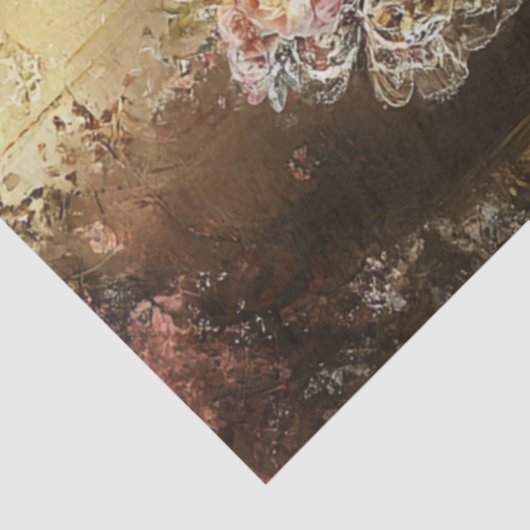 Decoupage Anthropomorphe Viktorianische Katzen Seidenpapier (Ausschnitt)