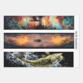 Decoupage Antique Handsaws Wildlife Art  Geschenkpapier Set (Vorderseite 2)