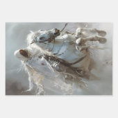 Decoupage Apokalypse Dackel Highland Cow Geschenkpapier Set (Vorderseite 3)