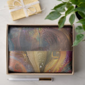 Decoupage Artistic Intricate Psychedelic Lion Face Seidenpapier (Geschenk)