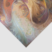 Decoupage Artistic Intricate Psychedelic Lion Face Seidenpapier (Ausschnitt)