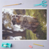 Decoupage Australian Shepherd Buddy Seidenpapier (Basteln)