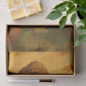 Decoupage Autumn Scarecrow Floppy Hat Pumpkins Seidenpapier (Geschenk)