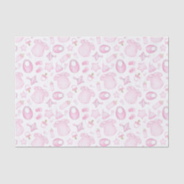 Decoupage Baby Girl Dusche Rosa Seidenpapier