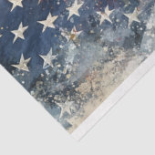 Decoupage Bald Eagle American Flag Prix Seidenpapier (Ausschnitt)