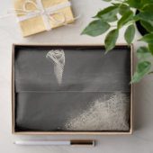 Decoupage Ballet Dancer Lumineszenz Lüster Seidenpapier (Geschenk)