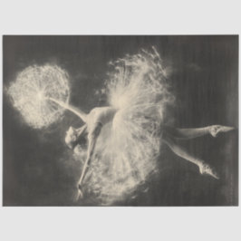 Decoupage Ballet Dancer Lumineszenz Lüster Seidenpapier