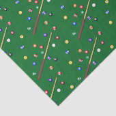 Decoupage Billiards Geburtstagsparty Pool Cue Seidenpapier (Ausschnitt)
