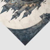 Decoupage - Black Castle Queen - Seidenpapier (Detail)