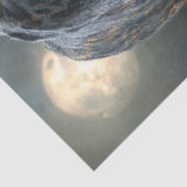 Decoupage Black Rosetta Jaguar Moonlit Night Seidenpapier (Detail)