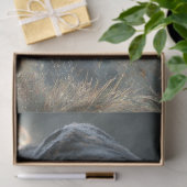 Decoupage Black Rosetta Jaguar Moonlit Night Seidenpapier (Geschenk)