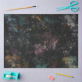 Decoupage Black Textured Imitats Lila, Gelb, Aquam Seidenpapier (Basteln)