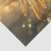 Decoupage Black Unicorn Golden Wings Forest Seidenpapier (Ausschnitt)