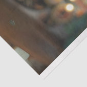 Decoupage Boho Dackel Barber Shop Seidenpapier (Ausschnitt)