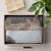 Decoupage Boho Hippie Styled Standard Poodle Seidenpapier (Geschenk)