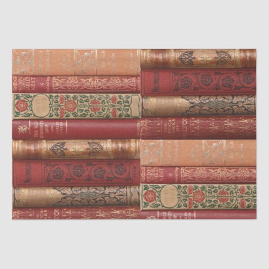 Decoupage Book Spines (Dickens 2) Gewebepapier Seidenpapier (Vorderseite)