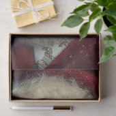 Découpage Böse oder Braver Nikolaus beim Spannen Seidenpapier (Geschenk)