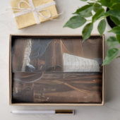 Decoupage Bunny Jazz Club Fur Feather Frunk  Seidenpapier (Geschenk)