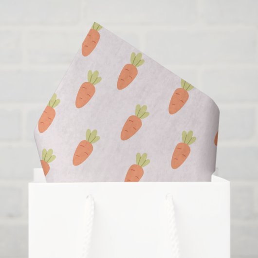 Decoupage Carrots Seidenpapier (Geschenktüte)