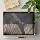 Decoupage - Cat Gitarre und Musik - Tissue Paper Seidenpapier (Geschenk)