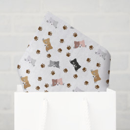 Decoupage Cats Birthday Party Pater Animal Seidenpapier