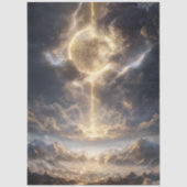 Decoupage Celestial Bitcoin Crypto World  Seidenpapier (Vorderseite)