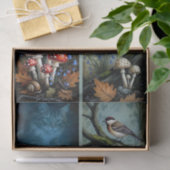 Decoupage Celestial Kitten Seidenpapier (Geschenk)