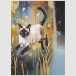 Decoupage Celestial Kitten Seidenpapier