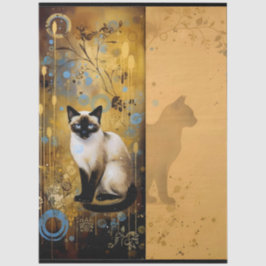 Decoupage Celestial Kitten Seidenpapier