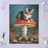 Decoupage Celestial Kitten Seidenpapier (Basteln)