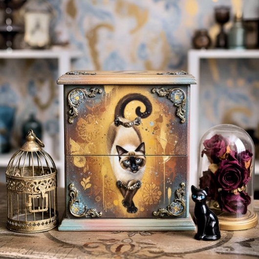 Decoupage Celestial Kitten Seidenpapier
