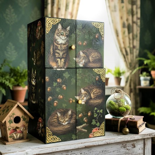 Decoupage Celestial Kitten Seidenpapier