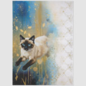 Decoupage Celestial Kitten Seidenpapier (Vorderseite)