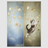 Decoupage Celestial Kitten Seidenpapier (Vorderseite)