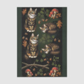 Decoupage Celestial Kitten Seidenpapier (Vorderseite)