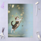 Decoupage Celestial Kitten Seidenpapier (Basteln)