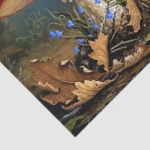 Decoupage Celestial Kitten Seidenpapier (Detail)