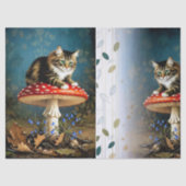 Decoupage Celestial Kitten Seidenpapier (Vorderseite)