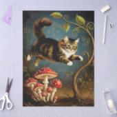 Decoupage Celestial Kitten Seidenpapier (Basteln)