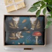 Decoupage Celestial Kitten Seidenpapier (Geschenk)