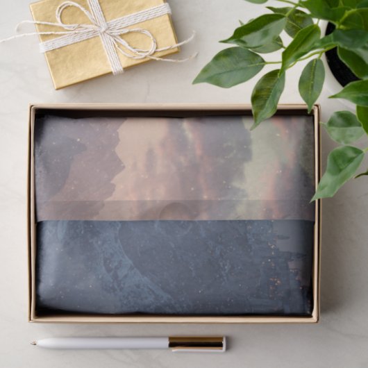 Decoupage Christmas Dampfzug Irland Berge Seidenpapier (Geschenk)