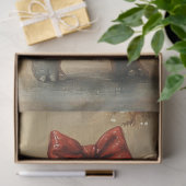 Decoupage Christmas Hippo Ballerina Whimsical Seidenpapier (Geschenk)