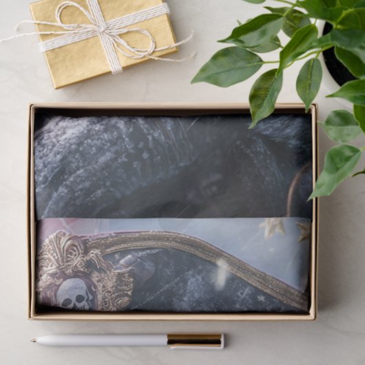 Decoupage Christmas Pirate Santa Claus Seidenpapier (Geschenk)