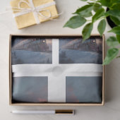 Decoupage Christmas Train Winter Scene Ireland Seidenpapier (Geschenk)