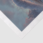 Decoupage Christmas Train Winter Scene Irland Seidenpapier (Ausschnitt)