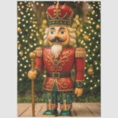 Decoupage Classic Nutcracker Red Green Seidenpapier (Vorderseite)