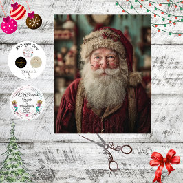 Decoupage Classic Photo Santa Claus  Seidenpapier