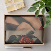 Decoupage Classic Poster Button Up Girl WWII Seidenpapier (Geschenk)